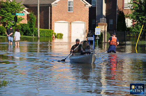 Bellevue homes flooded
