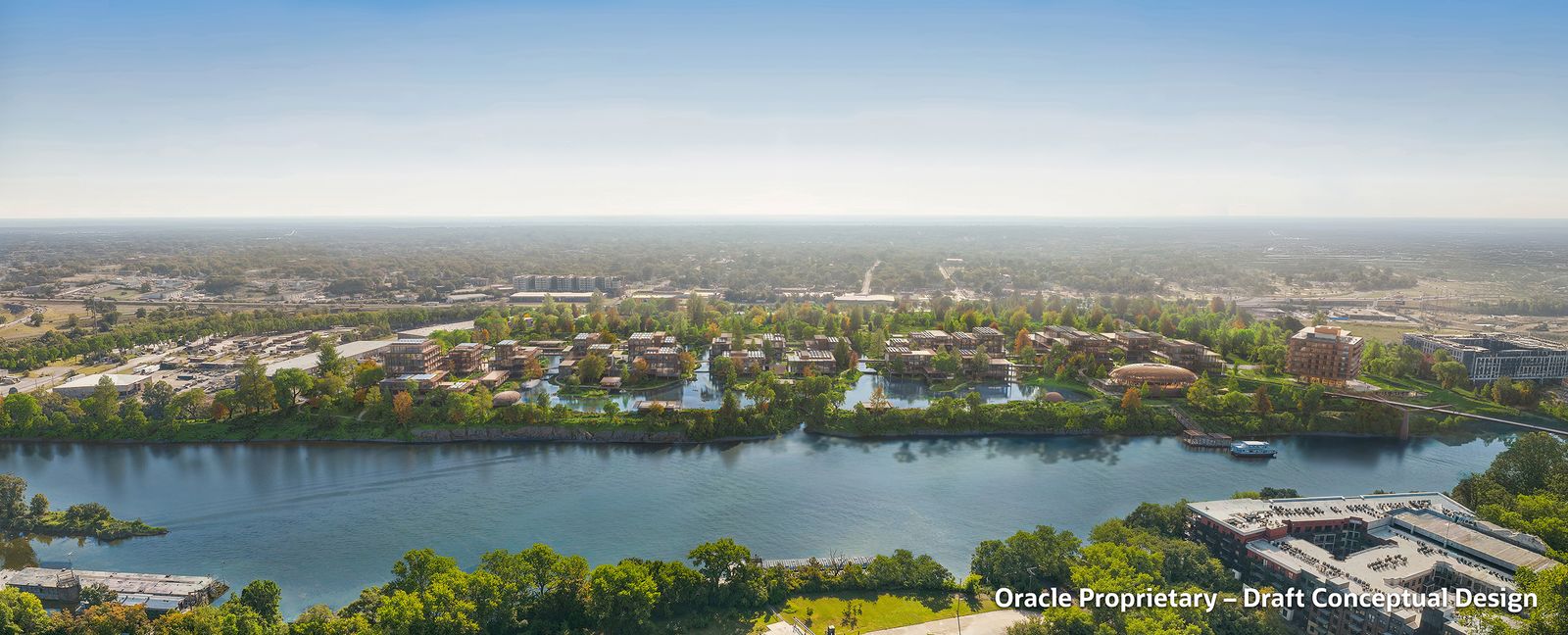 Oracle Nashville Campus River Rendering