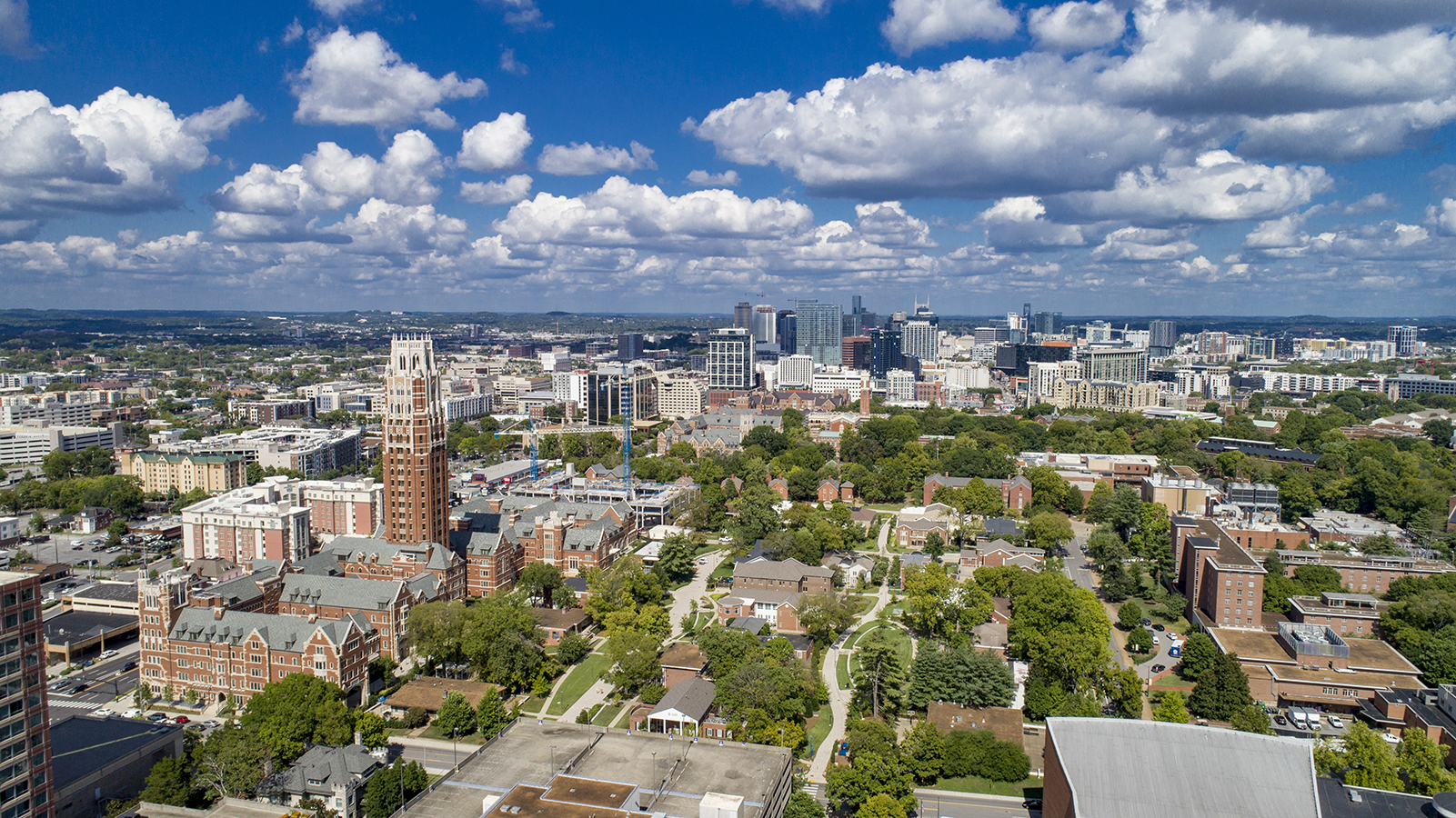 Midtown Nashville skyline near Vanderbilt showing housing demand and Nashville real estate market trends