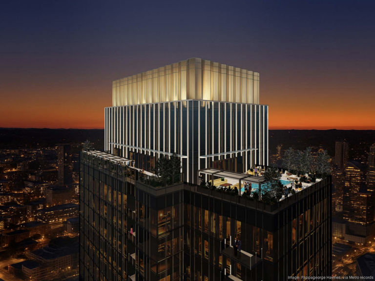 SoBro Tower 53 story mixed use development in downtown Nashville featured in Nashville real estate news
