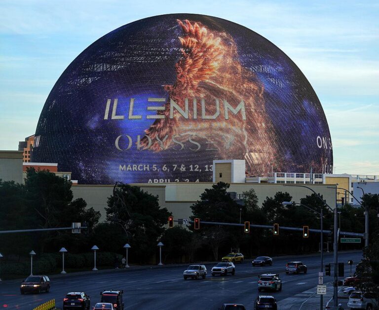 Concept image of immersive Sphere entertainment venue potentially planned for Nashville Tennessee