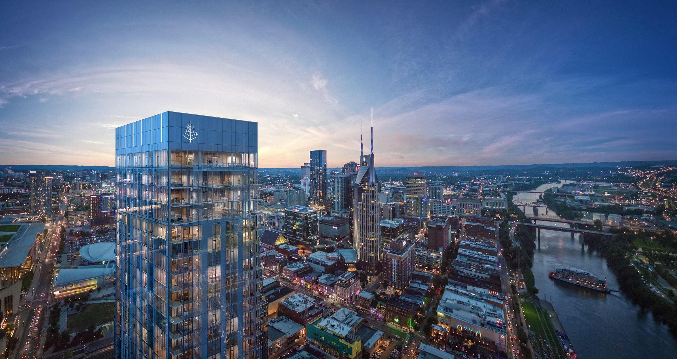 Nashville real estate developments downtown skyline residential growth