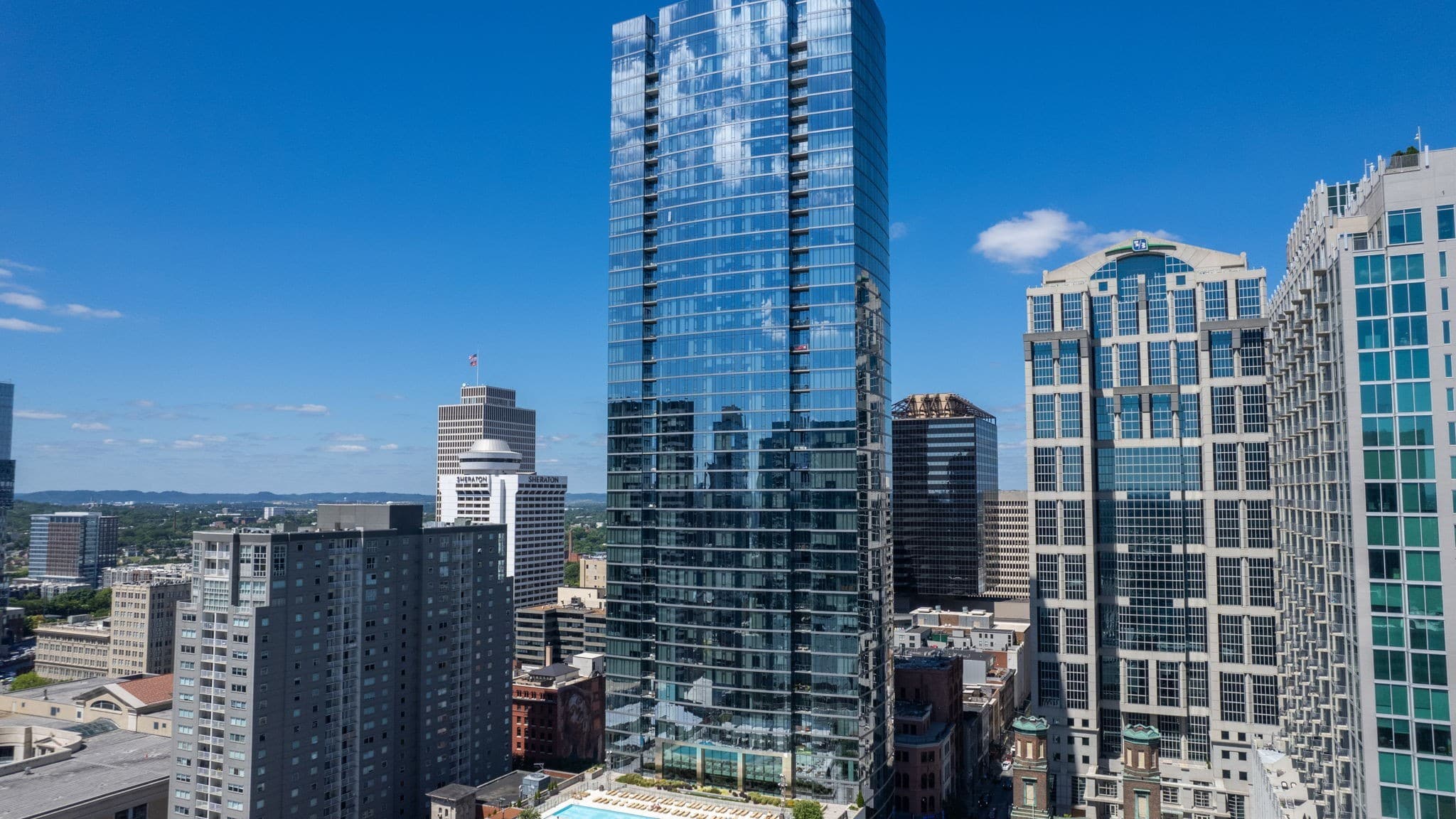 505 Nashville 45-story tallest residential tower at 515 Church Street in Downtown Nashville