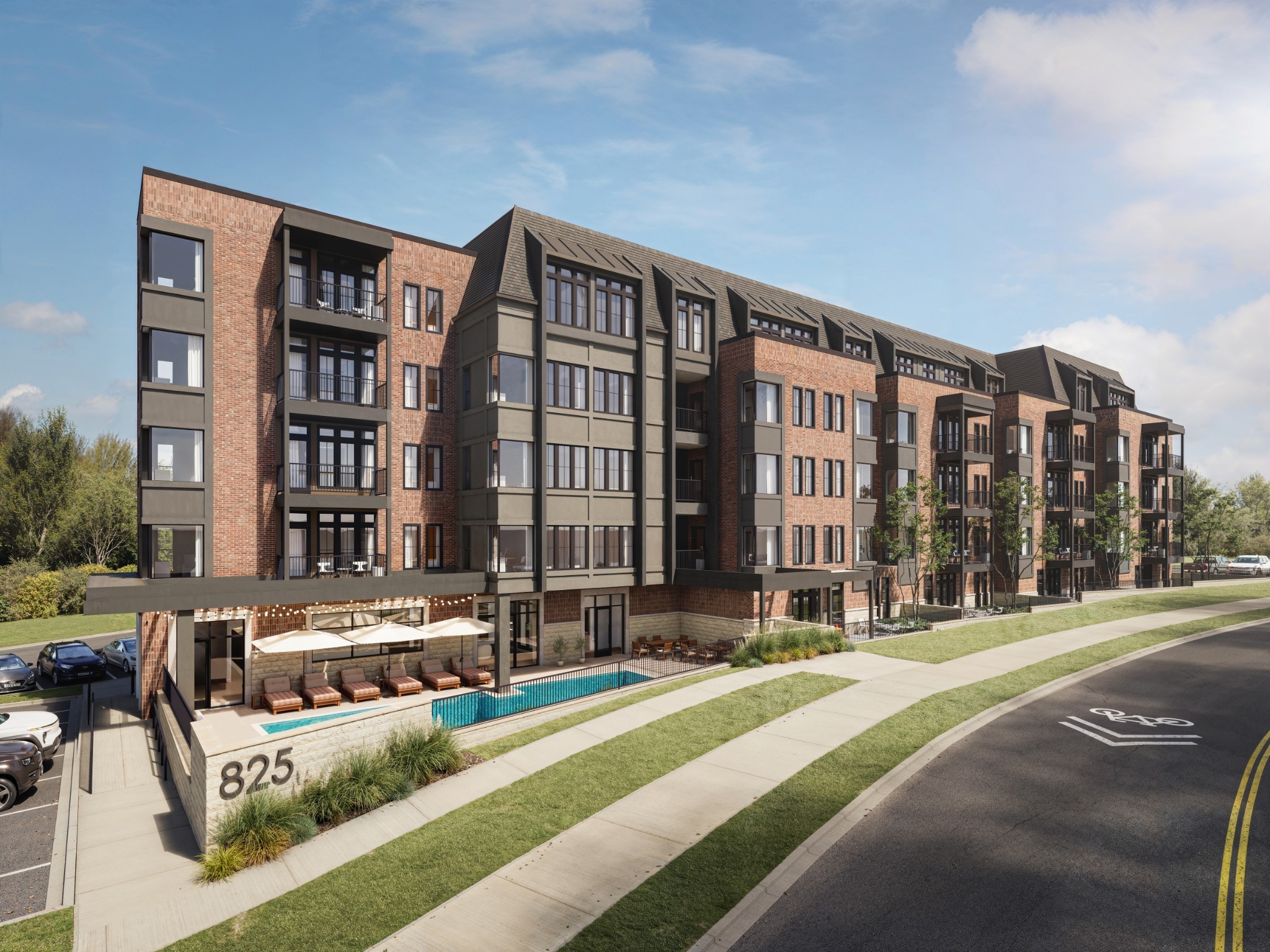 The Forsythe 2026 new construction condominium at 825 Gale Lane in Belmont Nashville, 930 to 1194 sqft 1BR and 2BR units