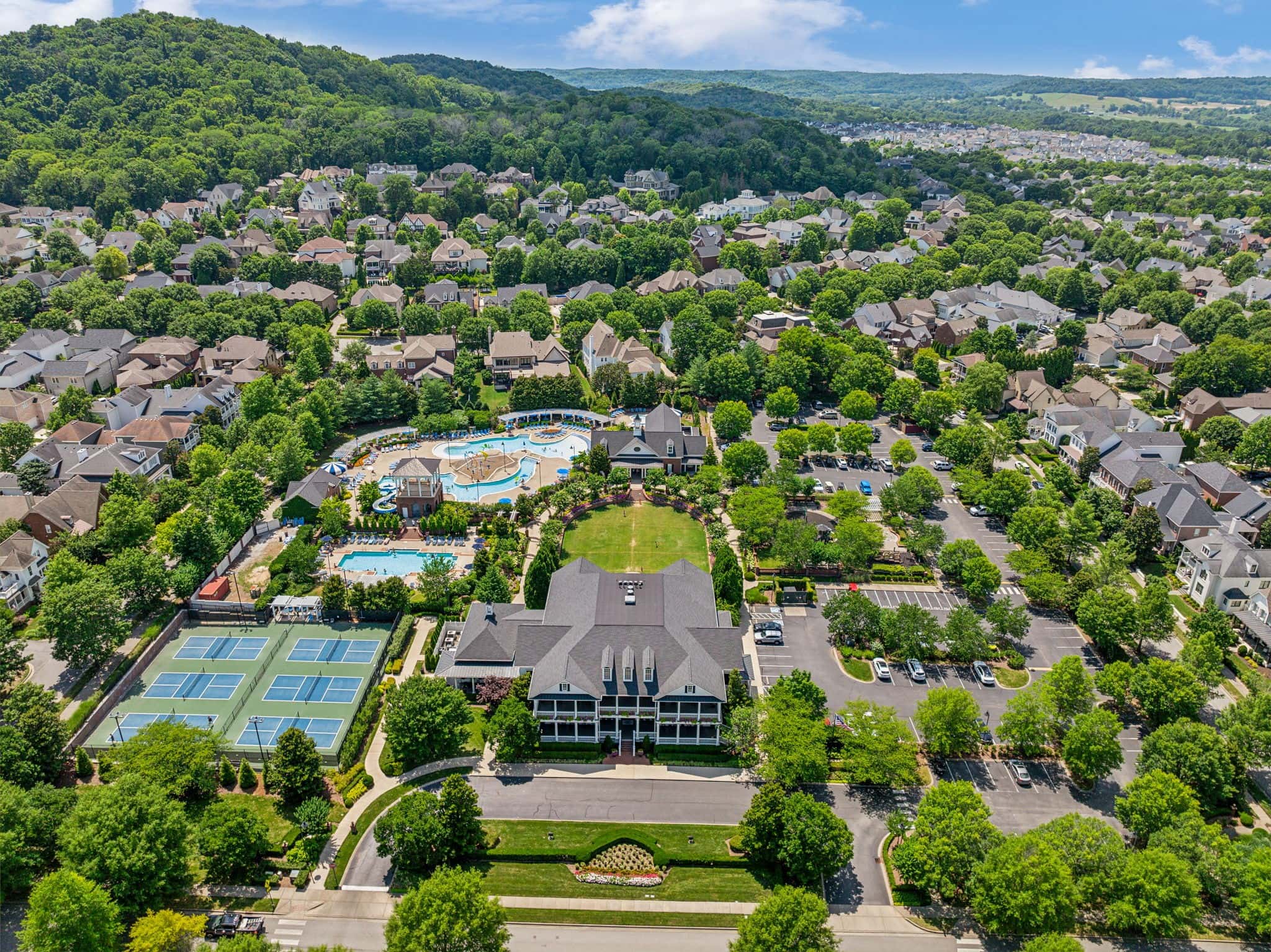 Westhaven master-planned community at 1006 Westhaven Boulevard in Franklin Nashville with townhomes condos 55-plus active adult village center