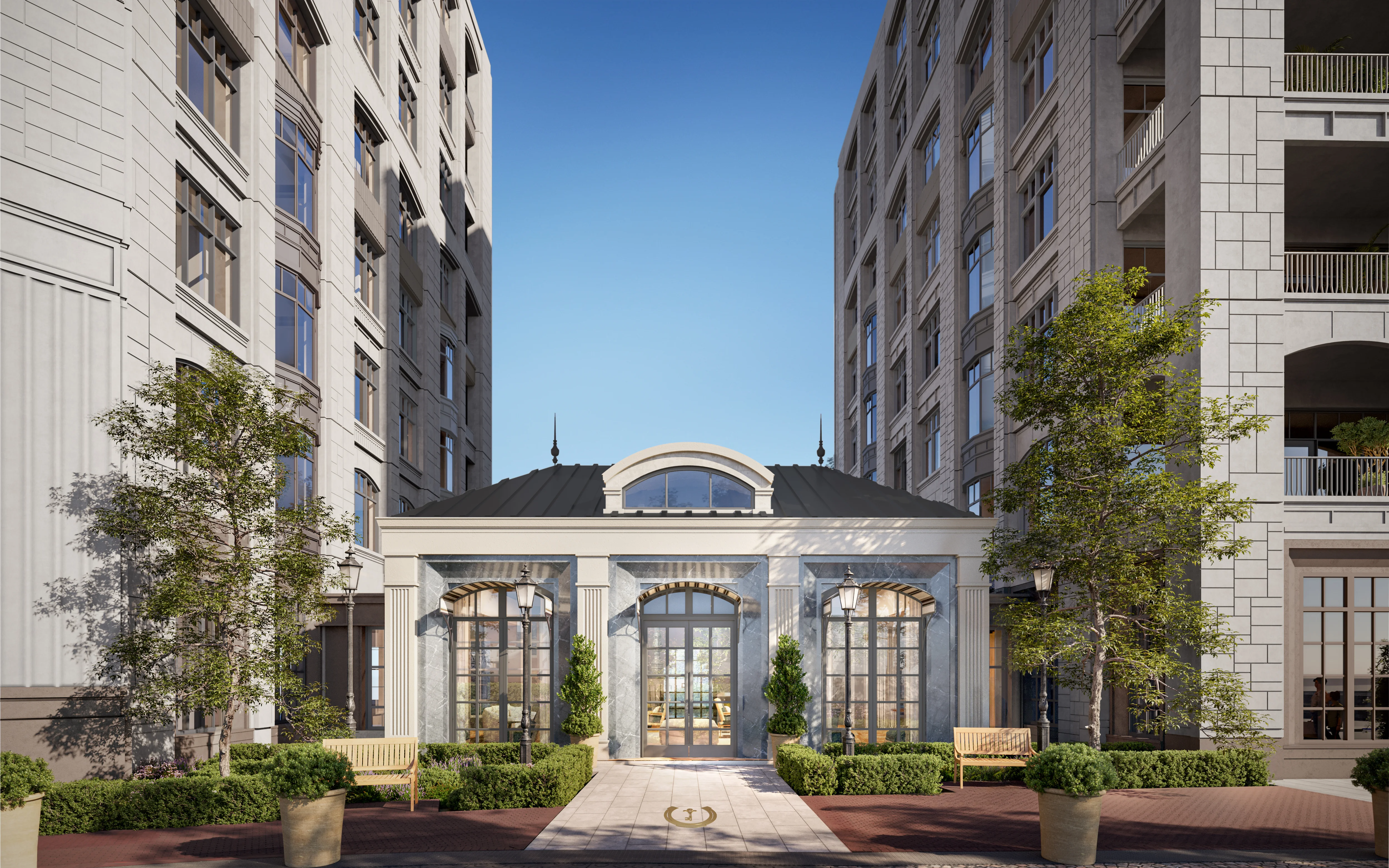 Belle Meade Village 1 Iris Lane luxury condominium rendering at 4500 Harding Pike in Belle Meade Nashville