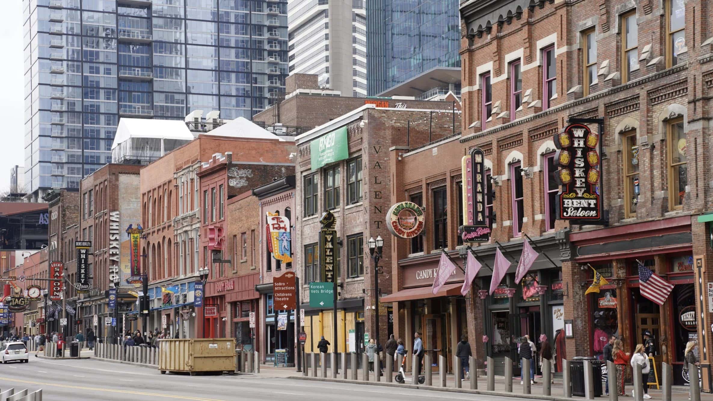 Downtown Nashville urban core under Metro Planning Department's 3,000-acre Design and Development Strategy reassessment