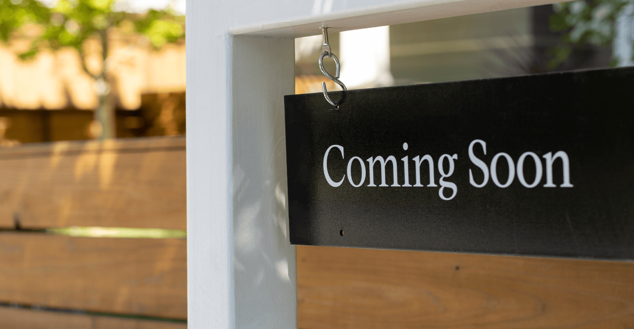 Coming Soon real estate yard sign in front of a Nashville home representing the multiyear housing recovery thesis