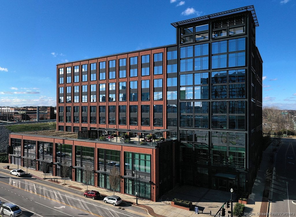 Radius Building 265,000-square-foot Oracle-anchored office tower at 601 11th Avenue North in Capitol View Nashville listed for sale May 2026