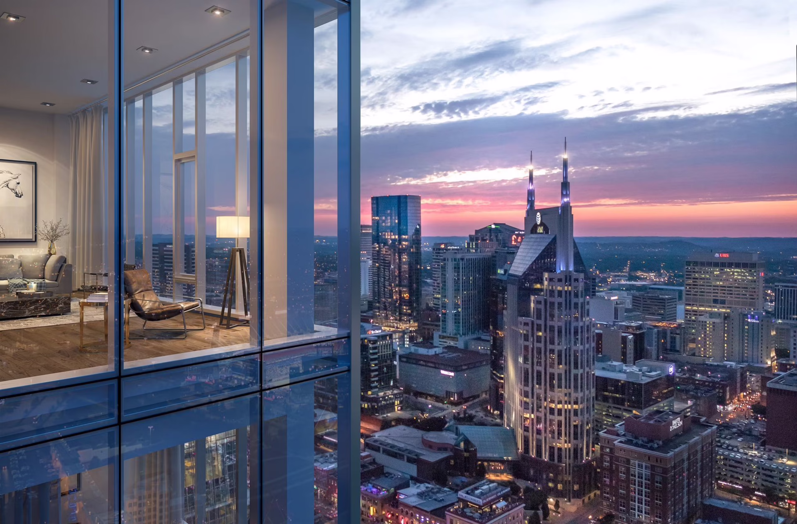 Downtown Nashville luxury high-rise condo towers under a $33.5 million ceiling, a focus of this week's Nashville real estate stories